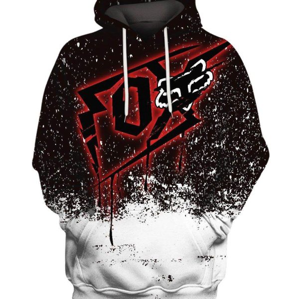 MEN WOMEN FOX 3D HOODIE, FOX HOODIE