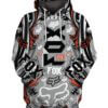 MEN WOMEN FOX 3D HOODIE, FOX HOODIE