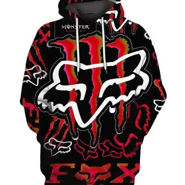 MEN WOMEN FOX 3D HOODIE, FOX HOODIE
