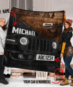 Fleece Blanket Jeep YC21