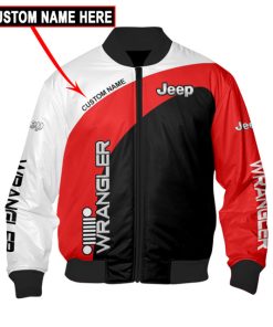 Customize Your Name Jeep Bomber Jacket Yg37
