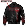 Customize Your Name Jeep Bomber Jacket Fo18
