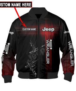 Customize Your Name Jeep Bomber Jacket Fo18