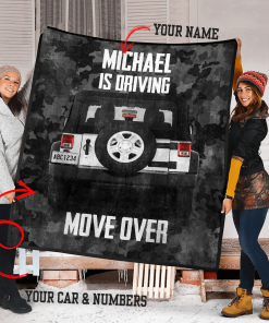 Fleece Blanket Jeep OW97
