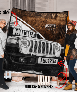 Fleece Blanket Jeep KE67