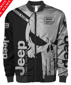 Customize Your Name Jeep Bomber Jacket Tr72