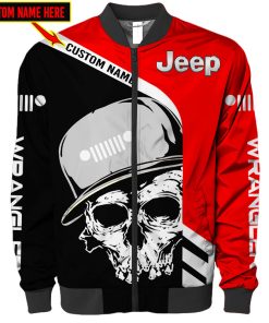 Customize Your Name Jeep Bomber Jacket Yx16