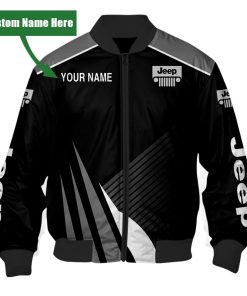 Customize Your Name Jeep Bomber Jacket Hx97