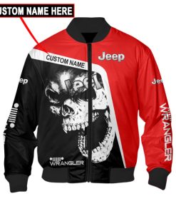 Customize Your Name Jeep Bomber Jacket Le24