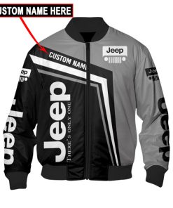 Customize Your Name Jeep Bomber Jacket Yp75