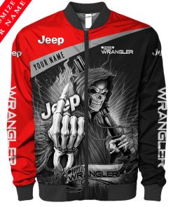 Customize Your Name Jeep Bomber Jacket Yg93