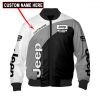Customize Your Name Jeep Bomber Jacket Fl17
