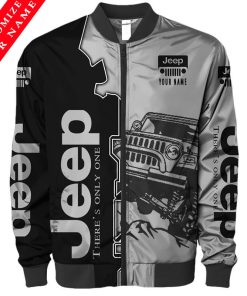 Customize Your Name Jeep Bomber Jacket Gx94