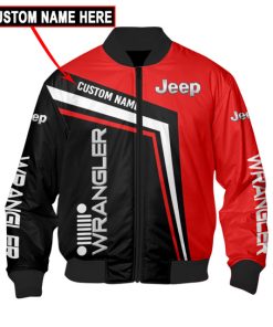Customize Your Name Jeep Bomber Jacket Je54