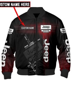 Customize Your Name Jeep Bomber Jacket Nm28