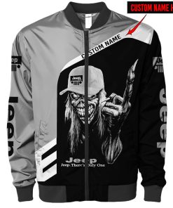 Customize Your Name Jeep Bomber Jacket Mw51