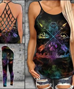 jeep Arrow Criss-Cross Tanktop And Legging Set