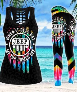 jeep Girl My Top Comes Off Legging And Tank Top Set