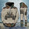 jeep Mandala Legging And Hoodie Set