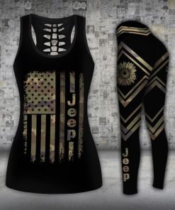 jeep Girl Legging And Tank Top Set