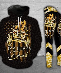 jeep I Don't Give A Duck Legging And Hoodie Set