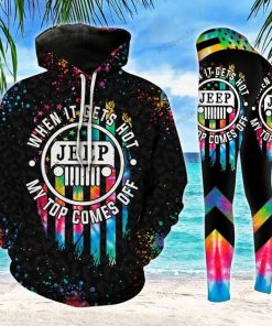 jeep Girl My Top Comes Off Legging And Hoodie Set
