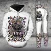jeep Girl Leopard Pattern Legging And Hoodie Set