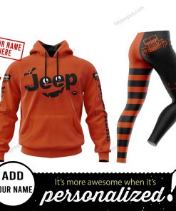Custom Name | Hoodie Unisex & Legging | Jeep Halloween Orange