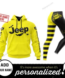 Custom Name | Hoodie Unisex & Legging | Jeep Halloween Yellow