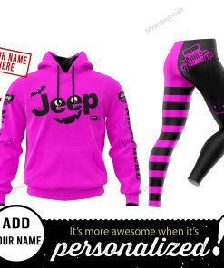 Custom Name | Hoodie Unisex & Legging | Jeep Halloween Pink