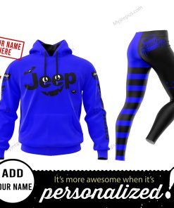 Custom Name | Hoodie Unisex & Legging | Jeep Halloween Blue