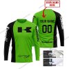 KAWASAKI BLACK GREEN | CUSTOM NAME | JERSEY