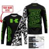 JUST GONNA SEND IT | KAWASAKI RACING BLACK JERSEY | CUSTOM MOTOCROSS JERSEYS