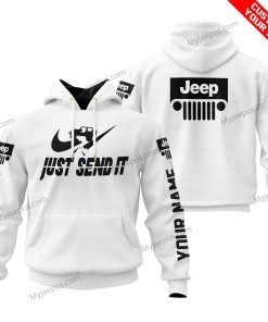 Just Send It Jeep - White V1 | Custom Name