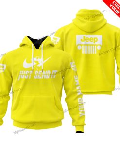 Just Send It Jeep - Yellow | Custom Name