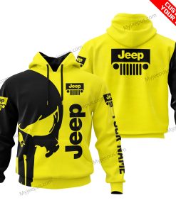 Premium Personalized Custom Name Jeep – Yellow V1