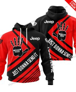 the Wave Jeep - Just Gonna Send It - Custom Name - Red V1