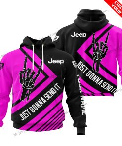 the Wave Jeep - Just Gonna Send It - Custom Name - Pink V2