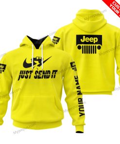 Just Send It Jeep - Yellow V1 | Custom Name