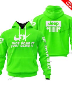 Just Send It Jeep - Green | Custom Name