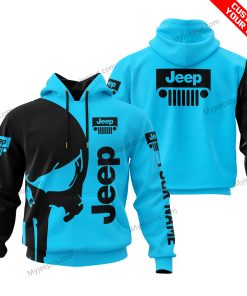 Premium Personalized Custom Name Jeep – Sky Blue V1