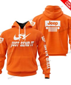 Just Send It Jeep - Orange | Custom Name