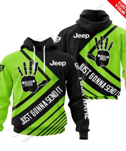 the Wave Jeep - Just Gonna Send It - Custom Name - Green1 V1