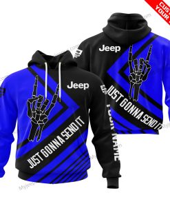 the Wave Jeep - Just Gonna Send It - Custom Name - Blue V2