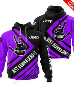 the Wave Jeep -  Just Gonna Send It - Custom Name - Purple