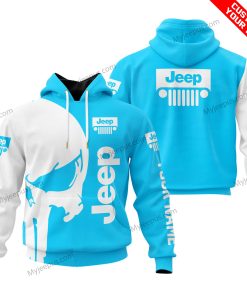 Premium Personalized Custom Name Jeep – Sky Blue