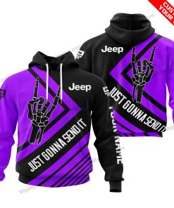 the Wave Jeep - Just Gonna Send It - Custom Name - Purple V2