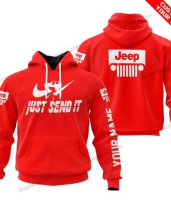 Just Send It Jeep - Red | Custom Name