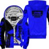 Premium Personalized Custom Name Jeep Fleece Hoodie – Blue V1