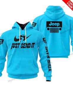 Just Send It Jeep - Sky Blue V1 | Custom Name
